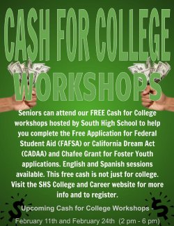 Cash for college 